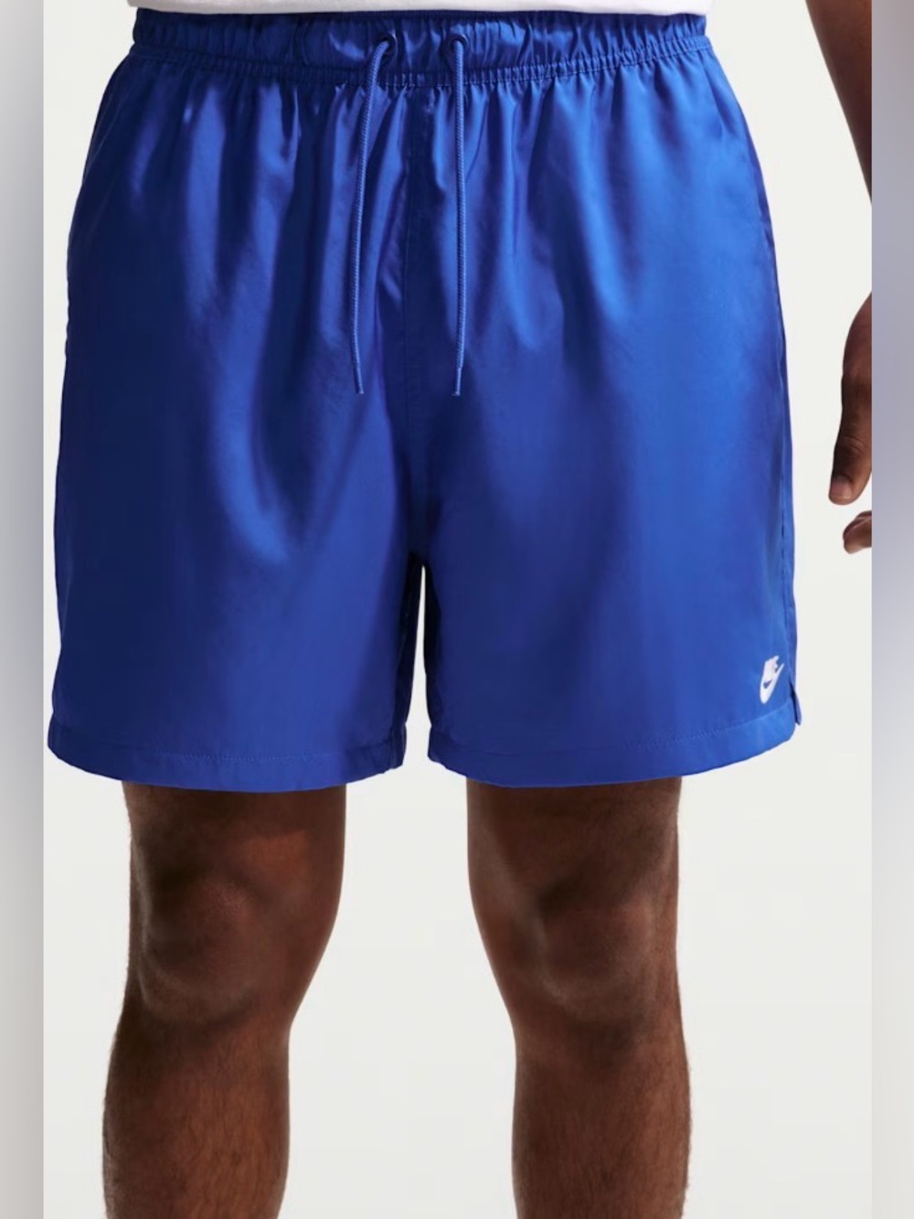 Men’s Nike Extra Large Royal Blue Woven Flow Shorts Standard Fit Above The Knee